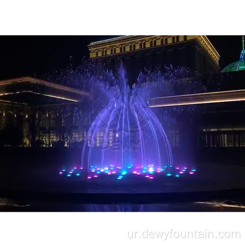 پانی کا رقص پارک کے لئے خشک زمین کے فرش کا چشمہ